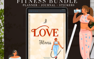 I Love Fitness Digital Planner Bundle