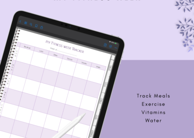 I love fitness digital planner