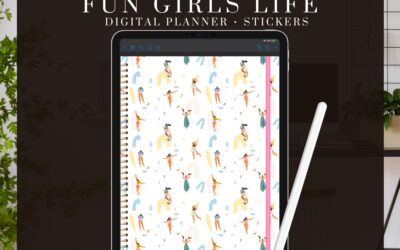 Fun Girls Life Digital Planner and Sticker bundle