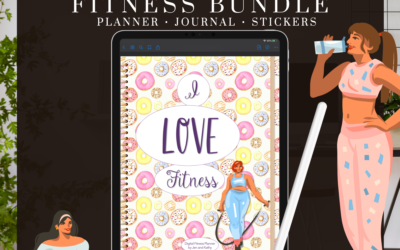 I Love Fitness Donuts Digital Planner